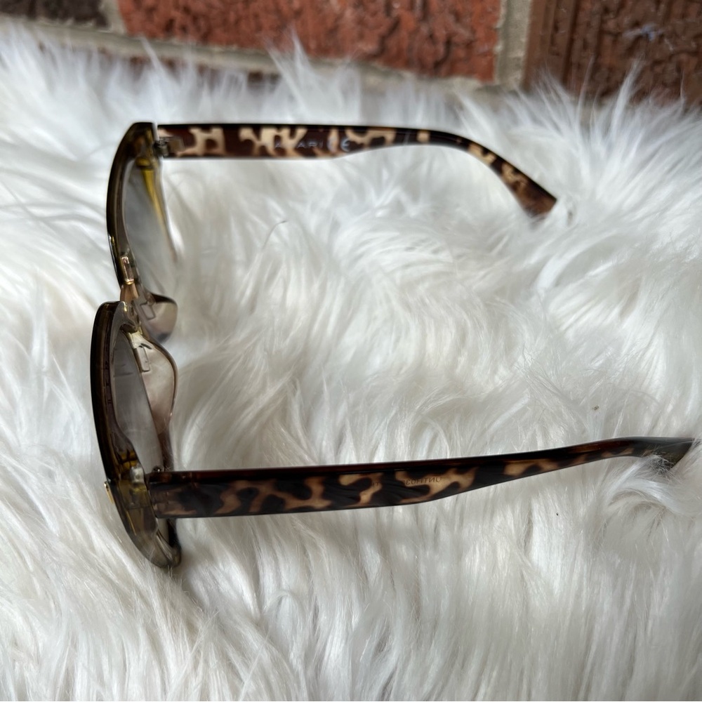 Tortoiseshell Large Square Cat Eye Sunglasses - image 2